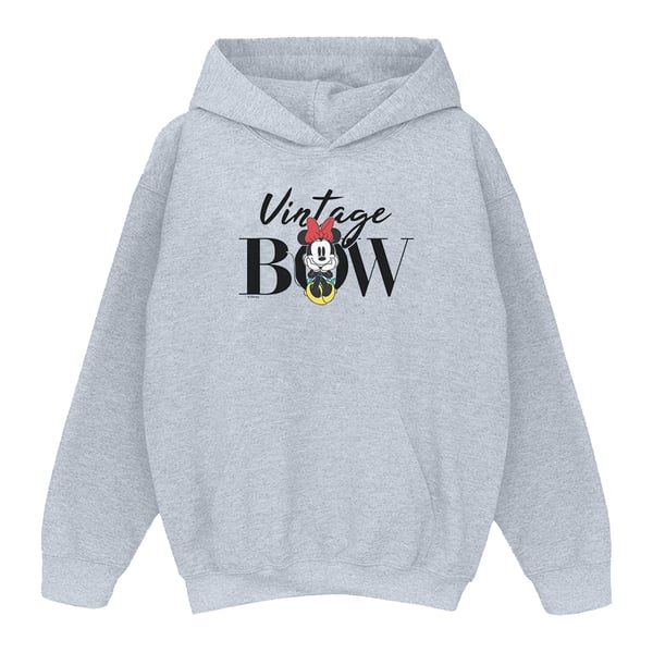 Disney Womens/Ladies Minnie Mouse Vintage Bow Hoodie