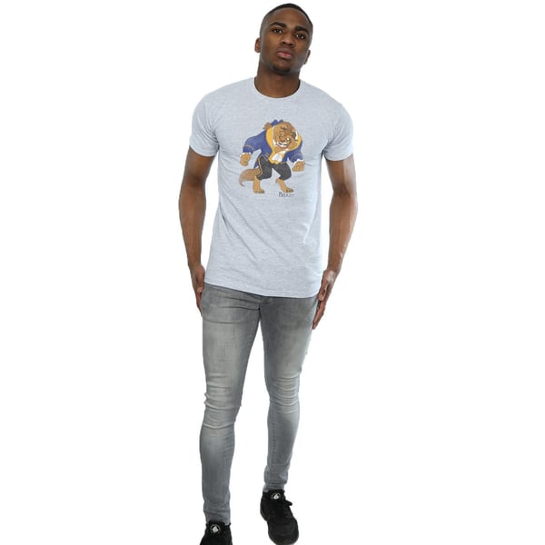 Beauty And The Beast Mens Beast Character Heather T-Shirt
