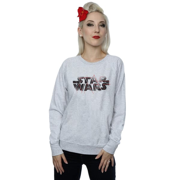 Star Wars Womens/Ladies The Last Jedi Spray Logo Sweatshirt