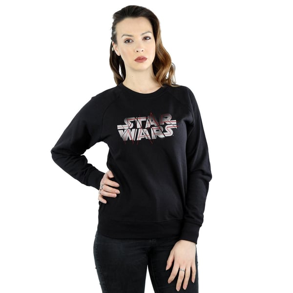 Star Wars Womens/Ladies The Last Jedi Spray Logo Sweatshirt