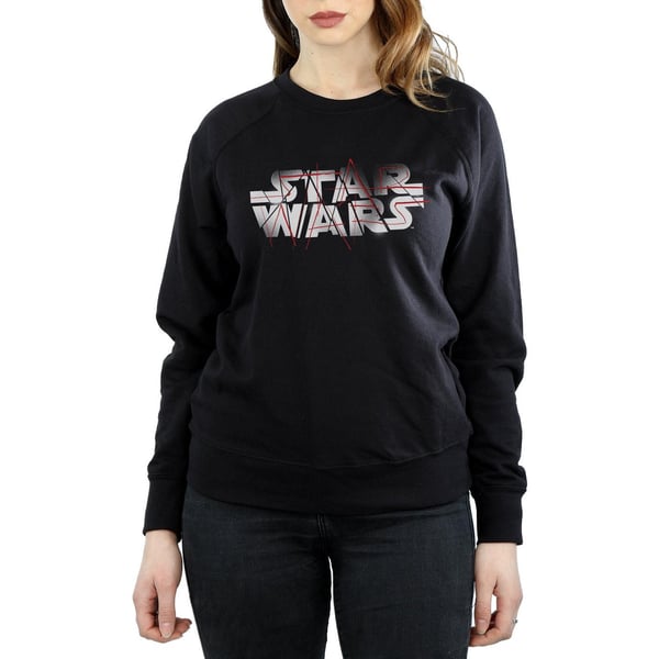 Star Wars Womens/Ladies The Last Jedi Spray Logo Sweatshirt