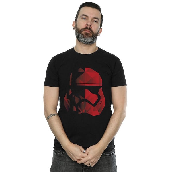 Star Wars: The Last Jedi Mens Cubist Stormtrooper Helmet Cotton T-Shirt