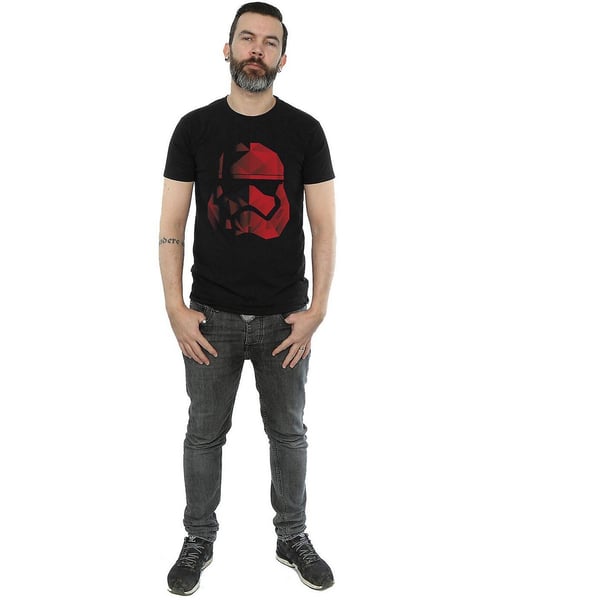 Star Wars: The Last Jedi Mens Cubist Stormtrooper Helmet Cotton T-Shirt