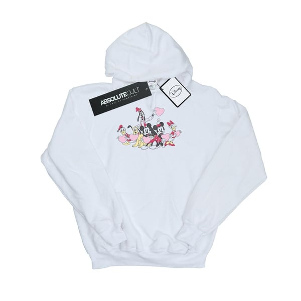 Disney Womens/Ladies Mickey Mouse Love Friends Hoodie