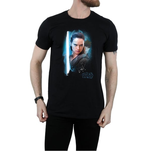 Star Wars: The Last Jedi Mens Rey Brushed Cotton T-Shirt