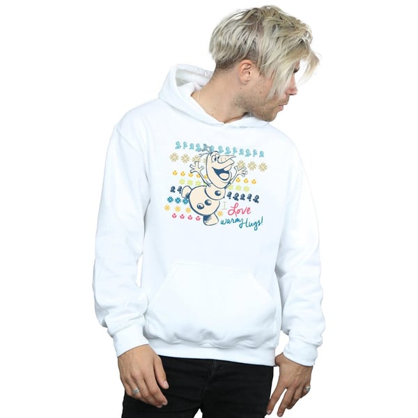 Disney Mens Frozen I Love Warm Hugs Hoodie