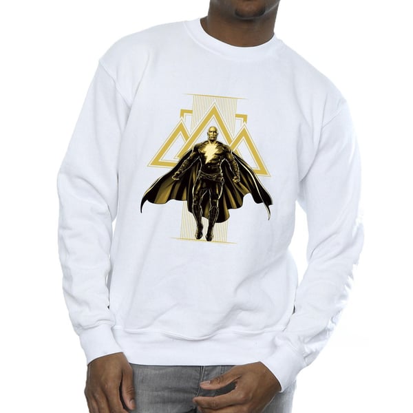DC Comics Mens Black Adam Rising Golden Symbols Sweatshirt