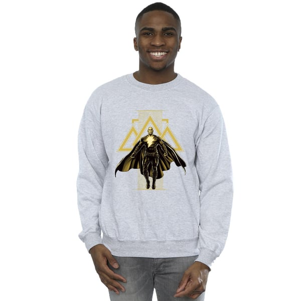 DC Comics Mens Black Adam Rising Golden Symbols Sweatshirt