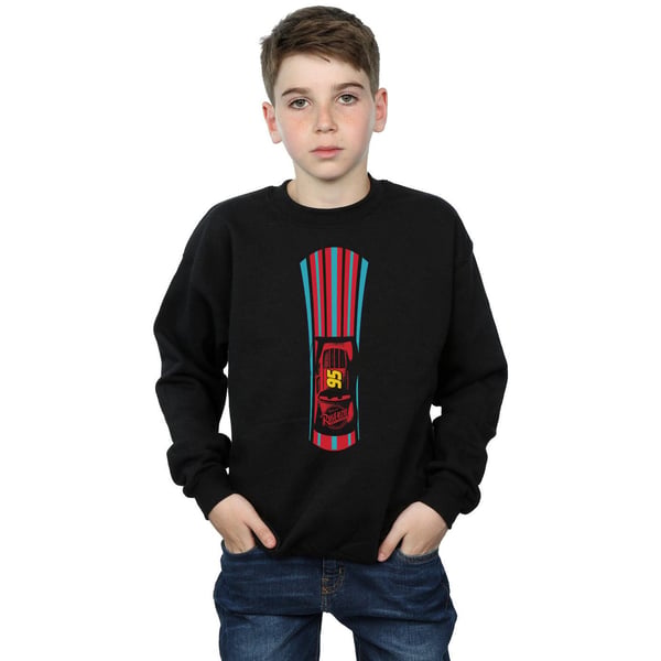 Disney Boys Cars Lightning McQueen Stripes Sweatshirt