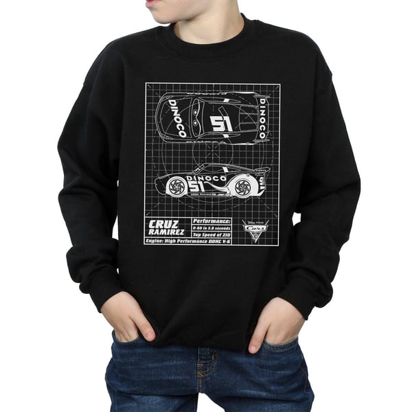 Disney Boys Cars Cruz Ramirez Blueprint Sweatshirt