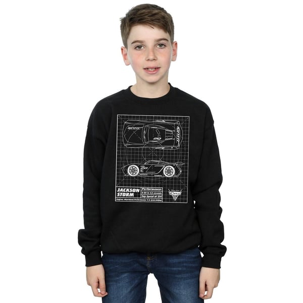 Disney Boys Cars Jackson Storm Blueprint Sweatshirt