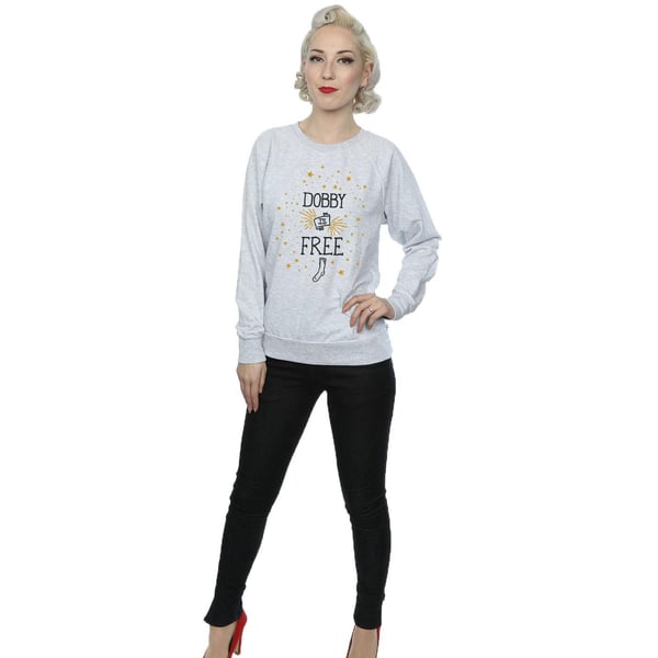 Harry Potter Womens/Ladies Dobby Is Free Cotton Sweatshirt