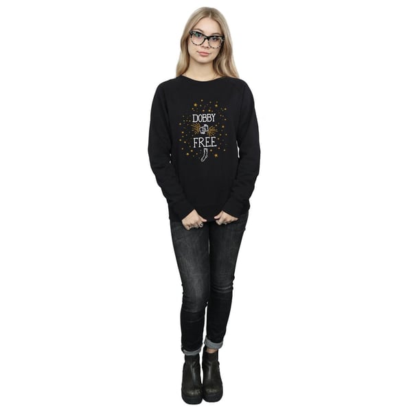 Harry Potter Womens/Ladies Dobby Is Free Cotton Sweatshirt