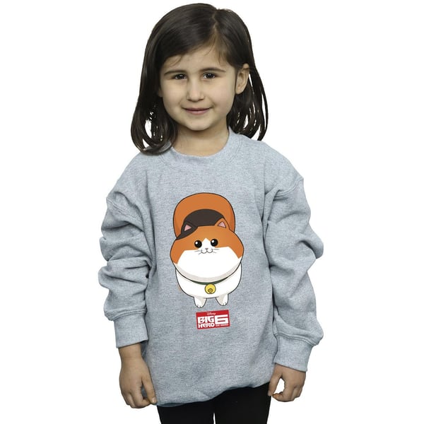 Disney Girls Big Hero 6 Baymax Kitten Face Sweatshirt