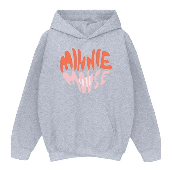 Disney Womens/Ladies Minnie Mouse Heart Shaped Hoodie