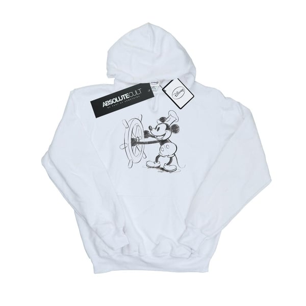 Disney Womens/Ladies Mickey Mouse Steamboat Sketch Hoodie