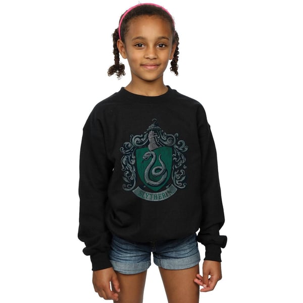 Harry Potter Girls Slytherin Cotton Sweatshirt