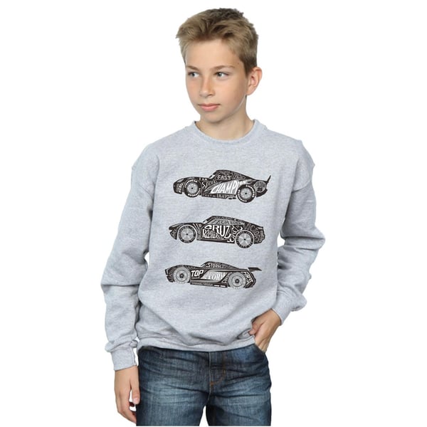 Disney Boys Cars Text Racers Sweatshirt
