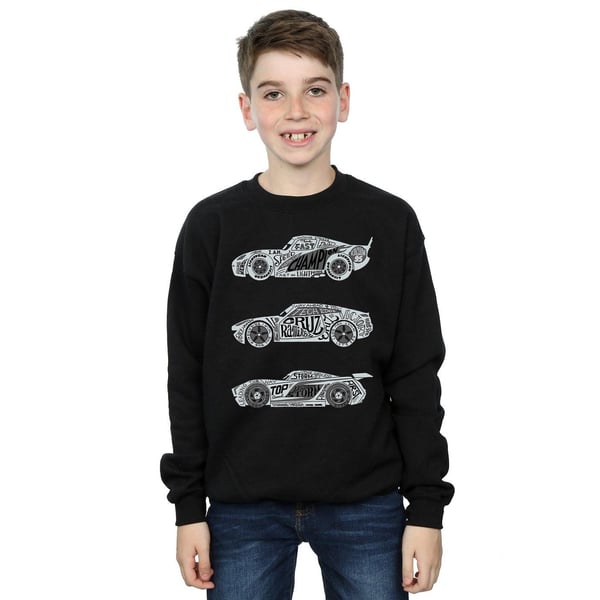 Disney Boys Cars Text Racers Sweatshirt
