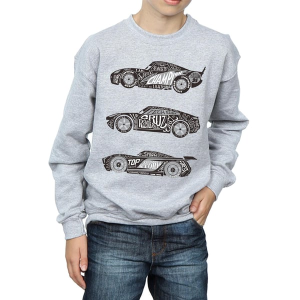 Disney Boys Cars Text Racers Sweatshirt