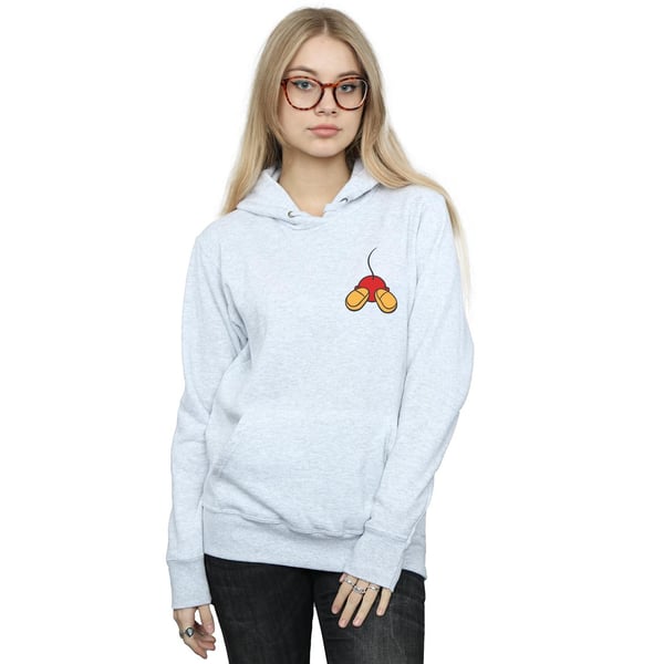 Disney Womens/Ladies Mickey Mouse Backside Breast Print Hoodie