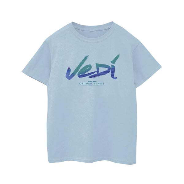 Star Wars Boys Obi-Wan Kenobi Jedi Painted Font T-Shirt