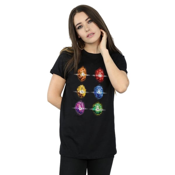 Marvel Naisten Avengers Infinity War Infinity Stones Puuvillainen Boyfriend T-paita