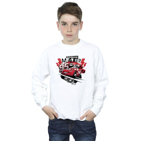 Disney Boys Cars Lightning McQueen Collage Sweatshirt