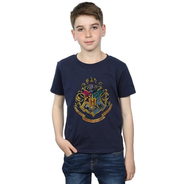 Harry Potter Boys Hogwarts Crest Cotton T-Shirt