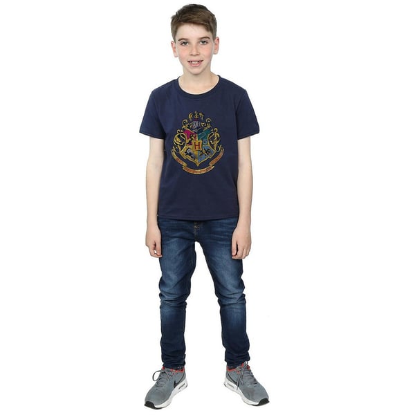 Harry Potter Boys Hogwarts Crest Cotton T-Shirt
