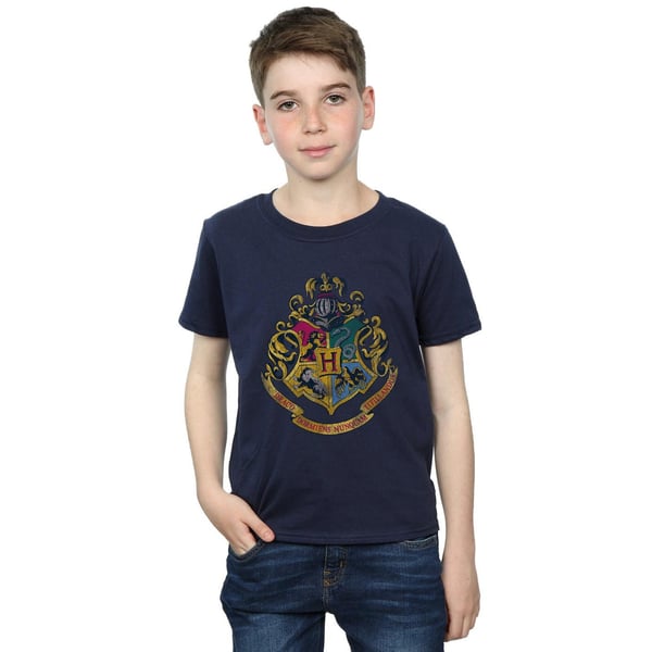 Harry Potter Boys Hogwarts Crest Cotton T-Shirt