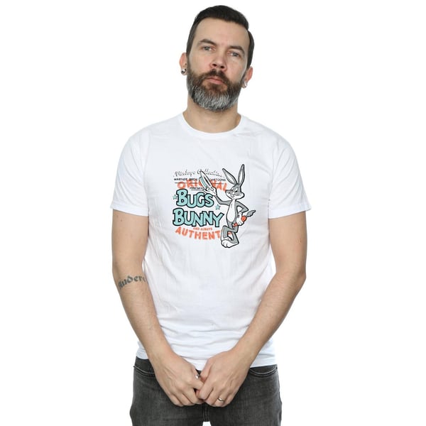 Looney Tunes Mens Bugs Bunny Vintage Cotton T-Shirt