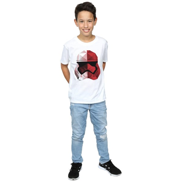 Star Wars: The Last Jedi Boys Cubist Stormtrooper Helmet Cotton T-Shirt