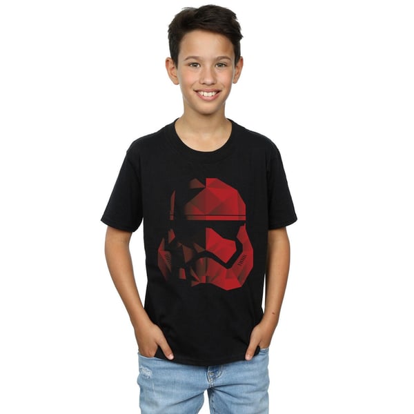 Star Wars: The Last Jedi Boys Cubist Stormtrooper Helmet Cotton T-Shirt
