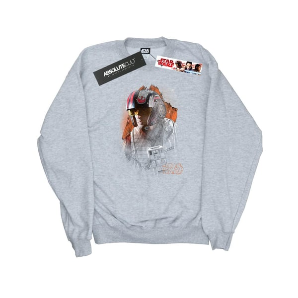 Star Wars Womens/Ladies The Last Jedi Poe Dameron Brushed Sweatshirt