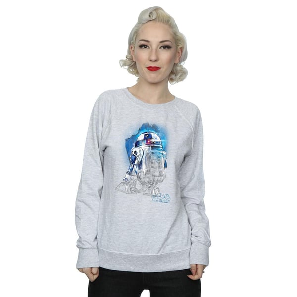 Star Wars Womens/Ladies The Last Jedi R2-D2 Brushed Sweatshirt