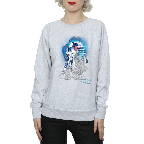 Star Wars Womens/Ladies The Last Jedi R2-D2 Brushed Sweatshirt