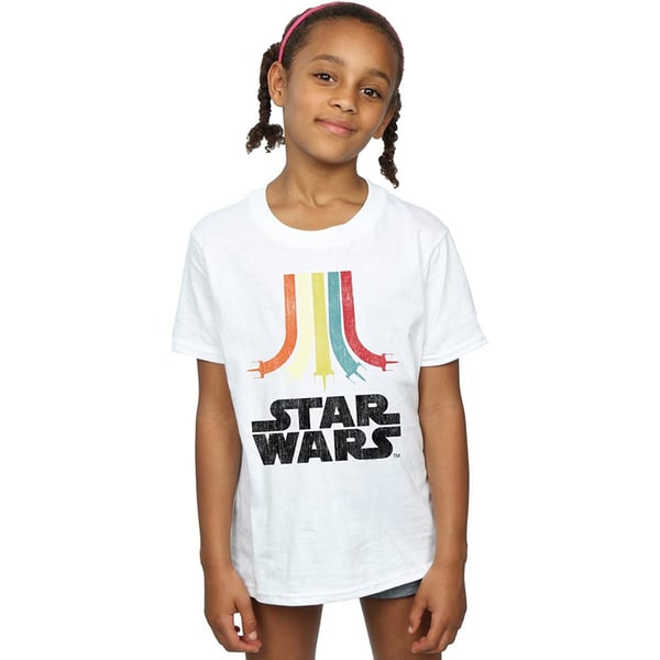 Star Wars Flickor Regnbåge Bomulls T-Shirt