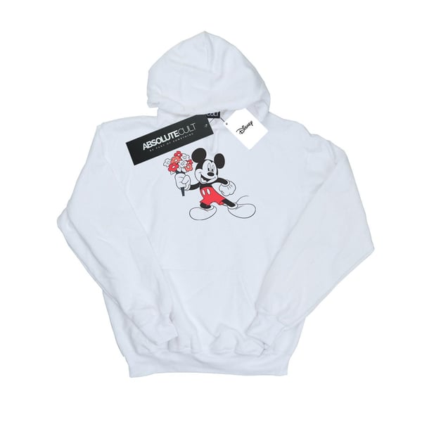 Disney Womens/Ladies Mickey Mouse Flowers Hoodie