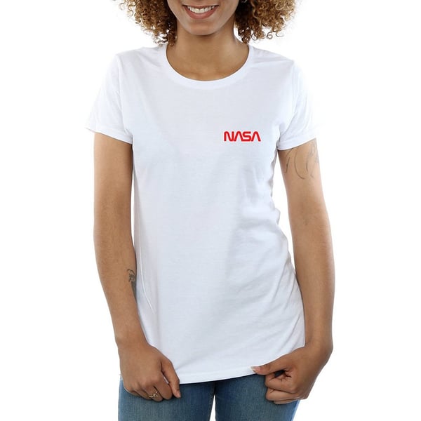 NASA Womens/Ladies Modern Logo Cotton T-Shirt