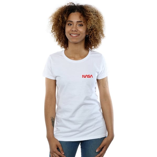 NASA Womens/Ladies Modern Logo Cotton T-Shirt