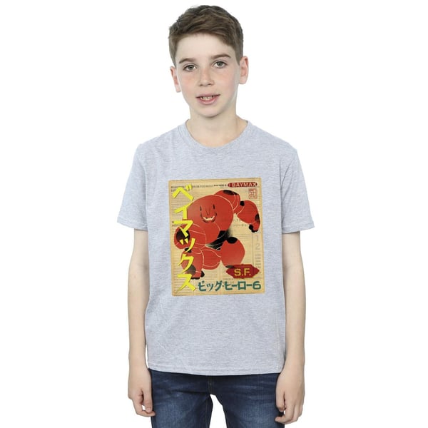 Disney Boys Big Hero 6 Baymax Baymax Newspaper T-Shirt