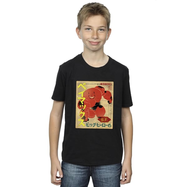 Disney Boys Big Hero 6 Baymax Baymax Newspaper T-Shirt