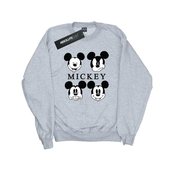Disney Mens Four Heads Mickey Mouse Cotton Sweatshirt