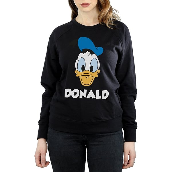 Disney Dam/Dam Donald Duck Ansikte Bomullströja