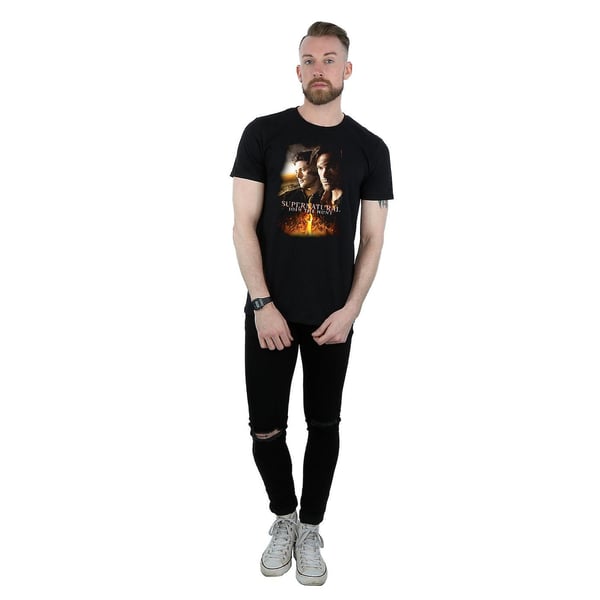 Supernatural Mens Join The Hunt Poster Cotton T-Shirt