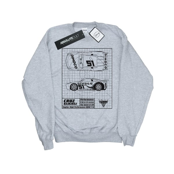 Disney Girls Cars Cruz Ramirez Blueprint Sweatshirt
