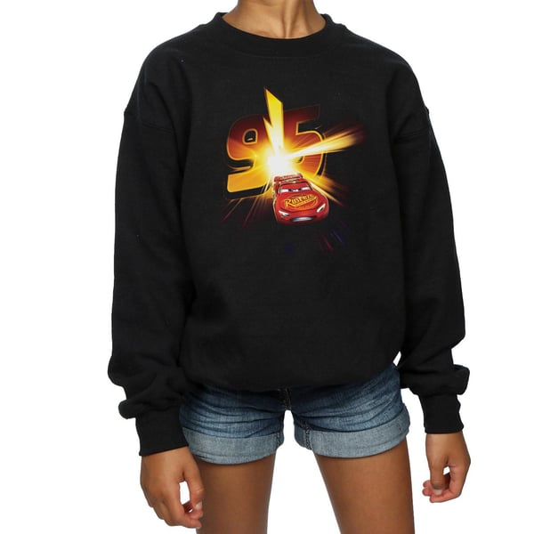 Disney Girls Cars Lightning McQueen Burst Sweatshirt
