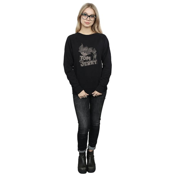 Tom and Jerry Womens/Ladies Wink Cotton Sweatshirt