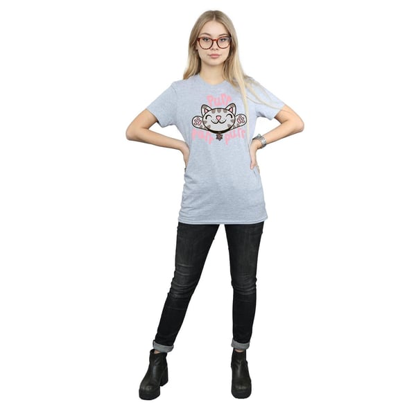 Big Bang Theory Womens/Ladies Soft Kitty Purr Cotton Boyfriend T-Shirt